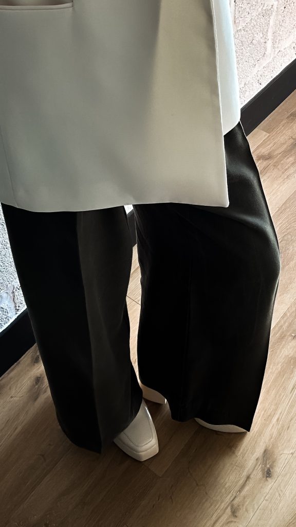 Pantalon Protea en sergé devant, plongé