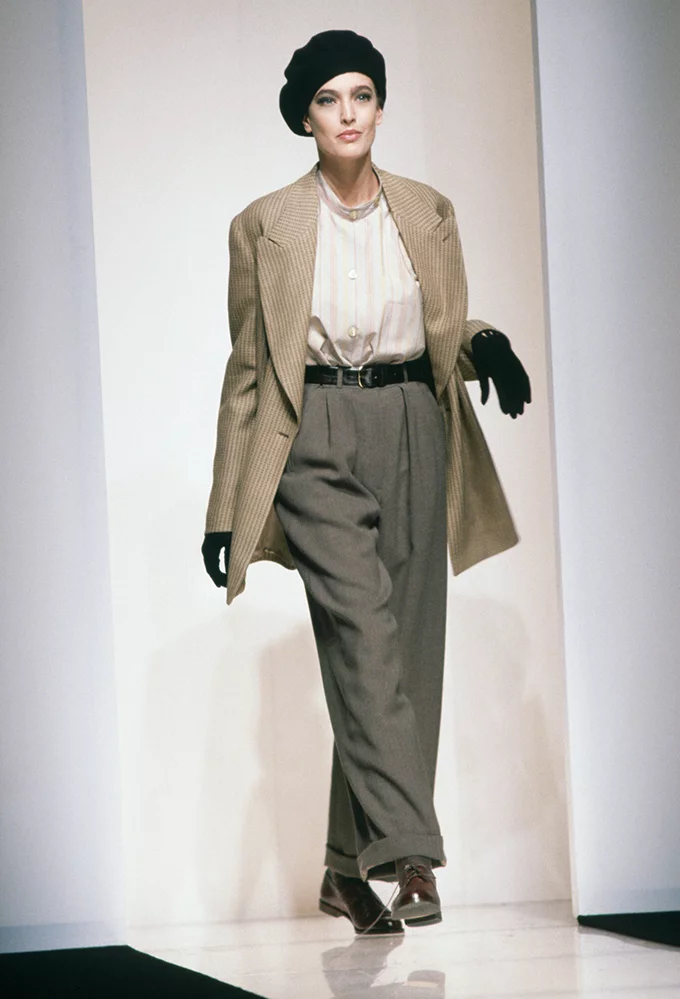 Défilé Giorgio Armani en 1990